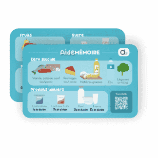 Carte "Aide-mémoire" Glucides