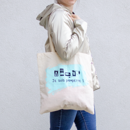Tote bag "je suis pompette" – Image 2