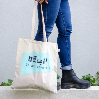 Tote bag "je suis pompette" – Image 3