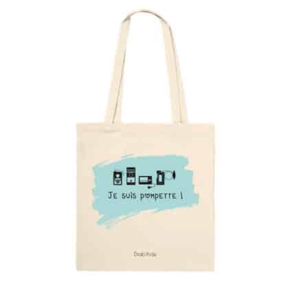 Tote bag "je suis pompette"
